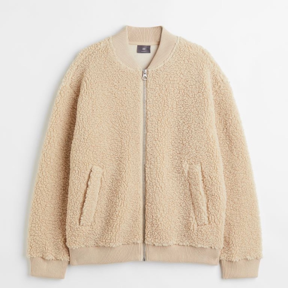 ‼️NWT‼️ Relaxed Faux Fit Shearling jacket H&M